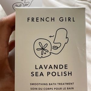 French girl Lavande jasmine sea polish smooth bath treatment new in box sealed